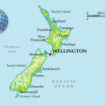 Новая Зеландия на карте мира
